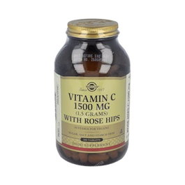 SOLGAR Vitamina C 1500Mg Rose Hips 180 Comp.