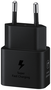 Samsung Adaptador Carga Rápida 25W EP-T2510 Negro, Universal USB-C con Tecnología GaN, Compacto, Compatible con Galaxy S10 5G, A80, A70