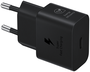 Samsung Adaptador Carga Rápida 25W EP-T2510 Negro, Universal USB-C con Tecnología GaN, Compacto, Compatible con Galaxy S10 5G, A80, A70
