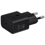 Samsung Cargador de pared EP-T2510NBEGEU 25W USB Tipo-C 1 Puerto