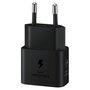 Samsung Cargador de pared EP-T2510NBEGEU 25W USB Tipo-C 1 Puerto