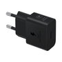 Samsung Cargador de Pared 25W USB-C Negro EP-T2510NBEGEU