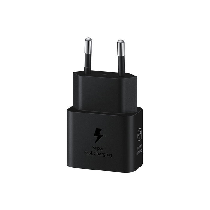 Samsung Cargador de Pared 25W USB-C Negro EP-T2510NBEGEU Samsung Cargador de Pared 25W USB-C Negro EP-T2510NBEGEU