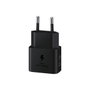 Samsung Cargador de Pared 25W USB-C Negro EP-T2510NBEGEU