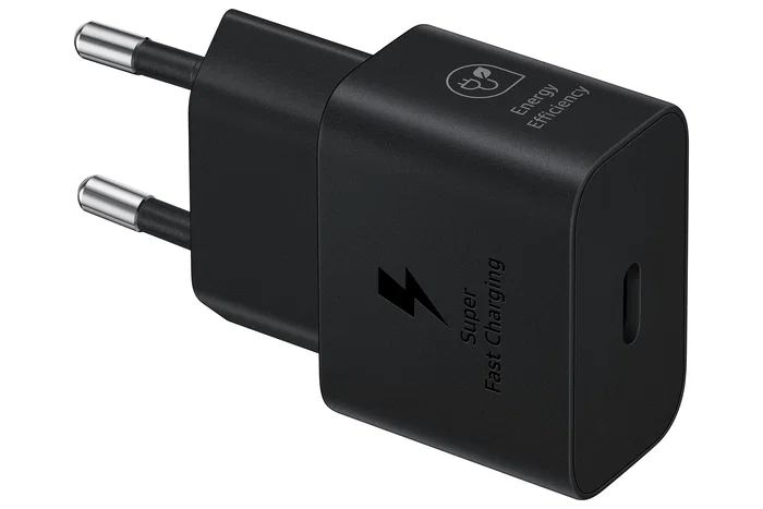 Samsung Cargador de Pared 25W USB-C Negro EP-T2510NBEGEU Samsung Cargador de Pared 25W USB-C Negro EP-T2510NBEGEU