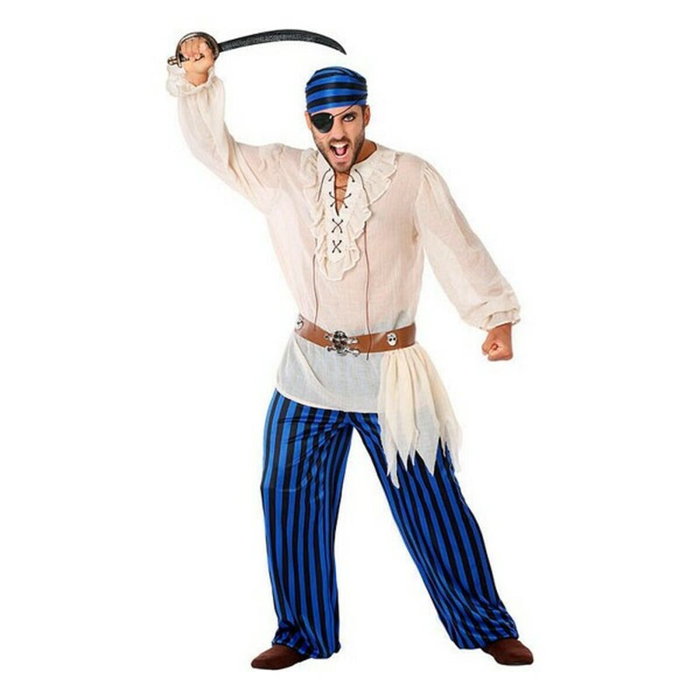Atosa Disfraz Pirata Azul Hombre Adulto
