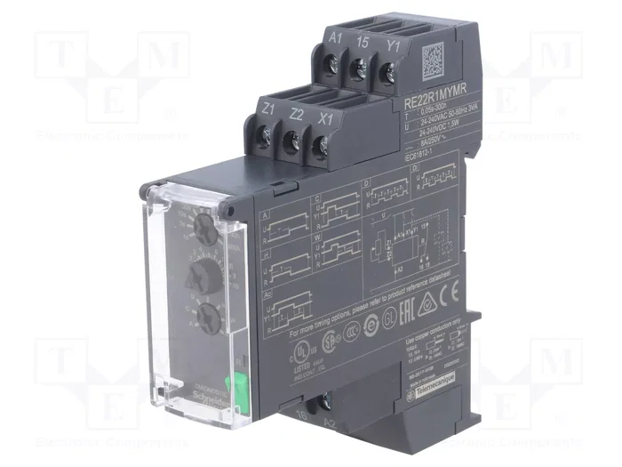 SCHNEIDER ELECTRIC Zelio Time Relé de tiempo SPDT 250VAC/8A 24-240VAC SCHNEIDER ELECTRIC Zelio Time Relé de tiempo SPDT 250VAC/8A 24-240VAC
