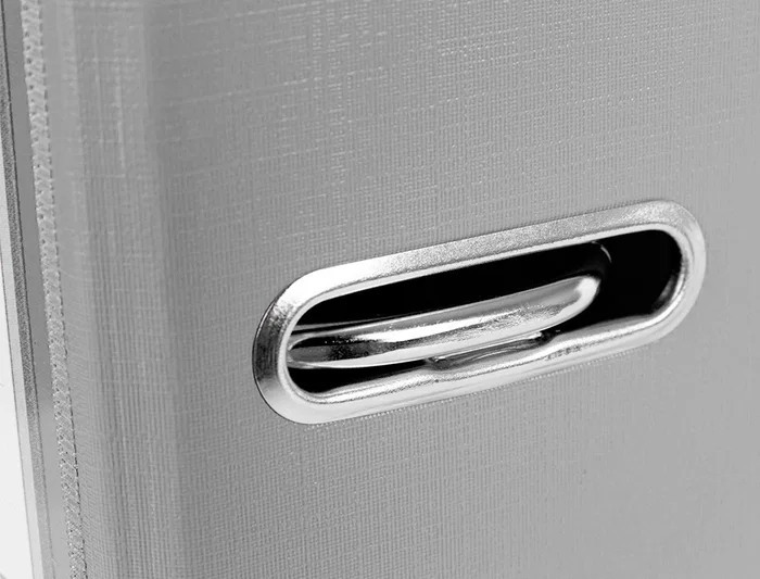 Liderpapel Archivador de palanca A4 Documenta forrado PVC con Rado lomo 75mm gris compresor metálico