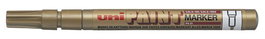 Marcador T.Opaca Perm. Uni-Ball Paint Marker 0,8 (Px-21)  Oro (Set de 12)