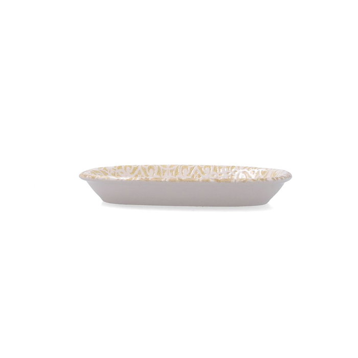 Bidasoa Fuente Oval de Cerámica Milky Blanco 16cm