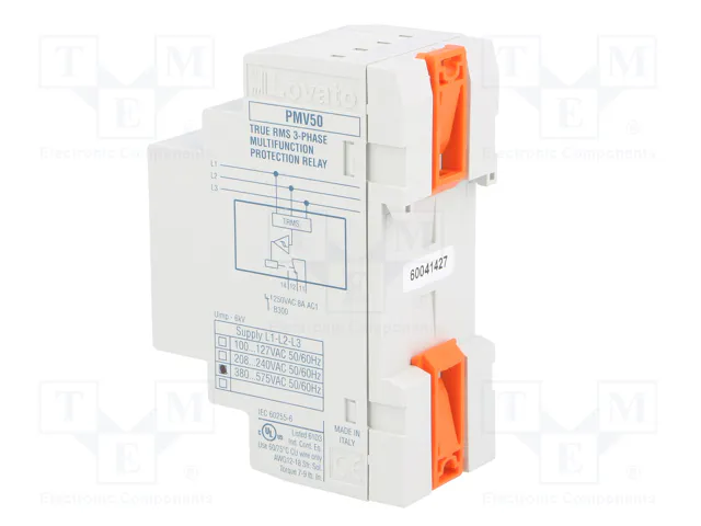 LOVATO ELECTRIC PMV50A575 Relé de monitorización de tensión SPDT