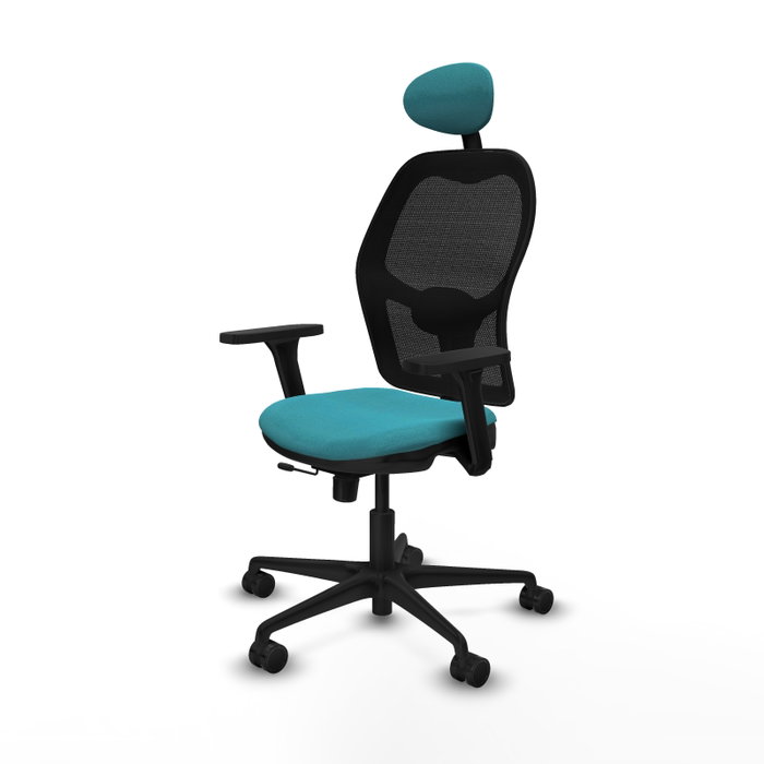 PIQUERAS Y CRESPO Silla de oficina Jorquera Turquesa con mecanismo Sincro/Traslack PIQUERAS Y CRESPO Silla de oficina Jorquera Turquesa con mecanismo Sincro/Traslack