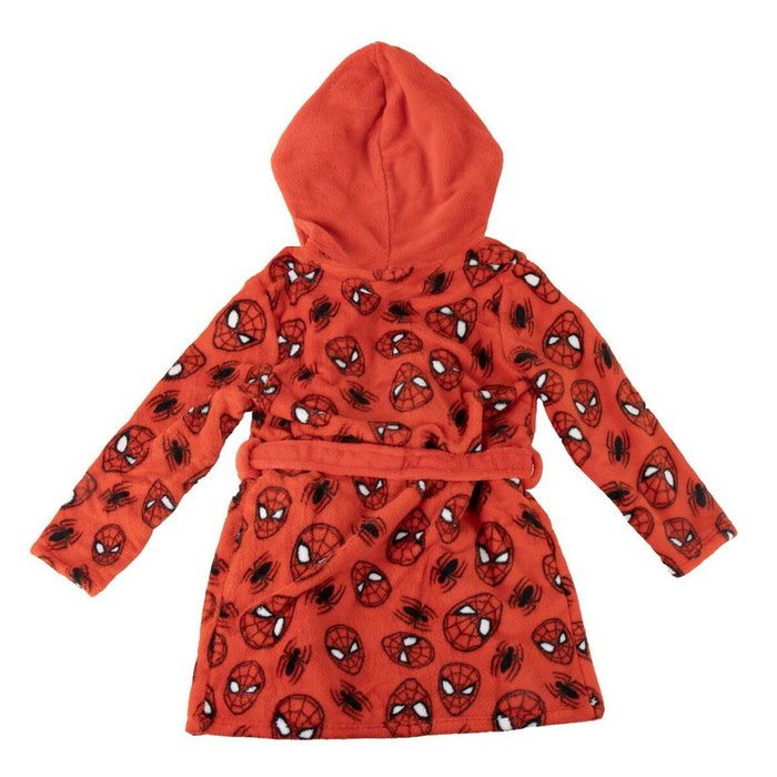 Cerdá Batín Coral Fleece con Aplicaciones Spiderman para 8 Años