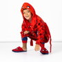 Cerdá Batín Coral Fleece con Aplicaciones Spiderman para 8 Años