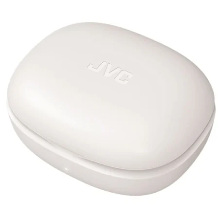 JVC HA-EC25T Auriculares True Wireless Deportivos Bluetooth, Resistencia IPX5, 30 Horas de Autonomía, Control Táctil, Color Blanco