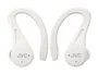 JVC HA-EC25T Auriculares Bluetooth Deportivos con Estuche de Carga, Blanco