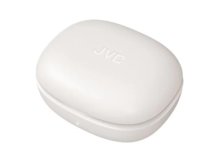 JVC HA-EC25T Auriculares Bluetooth Deportivos con Estuche de Carga, Blanco