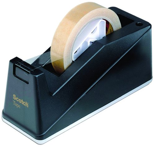 Scotch Dispensador Para Rollos De Hasta 25 mm X 66 Metros Negro