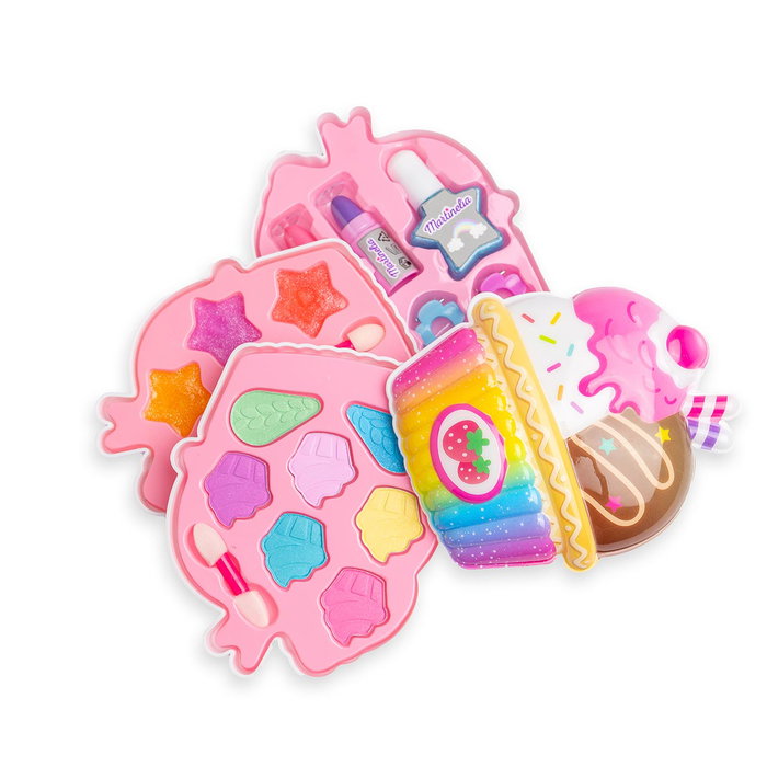Martinelia 85434 Paleta de Maquillaje Whims Cupcake Multicapa - 7 Sombras, 7 Brillos de Labios, Esmalte, Labiales y Pinceles