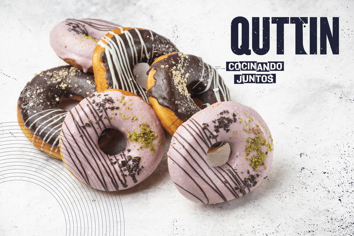 Quttin Molde Horno Rosquillas 12 Unidades 4.5 cm Diámetro Pieza y Molde Completo 27x18x2 cm (12 Unidades)