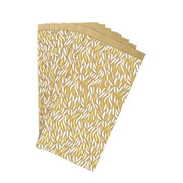 CLAIREFONTAINE Bolsa de Regalo de Papel Kraft Decorado Olas, Pack de 50