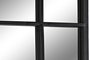 DKD Home Decor Espejo de Hierro y Cristal Negro 90x2x180