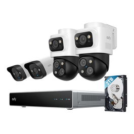 EUFY NVR Security System S4 Sistema de Seguridad Cámara IP Exterior/Interior Cableado Bala HDD 2TB