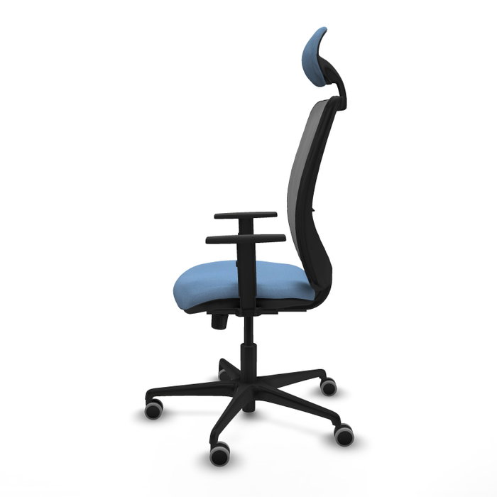 PIQUERAS Y CRESPO Silla de oficina Zulema Azul cielo y Gris PIQUERAS Y CRESPO Silla de oficina Zulema Azul cielo y Gris