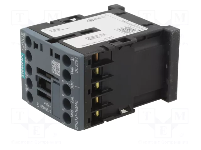 SIEMENS 3RH2131-1BM40 Contactor 4-polar S00 220VDC 10A