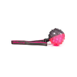 Play and Run Pelota Honda On-Off L Gris-Rosa 8.89 cm Juguete Interactivo para Perros