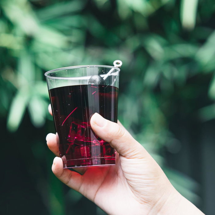 Algon Set 7 Vasos Plástico Transparente 300 ml (24 Unidades)