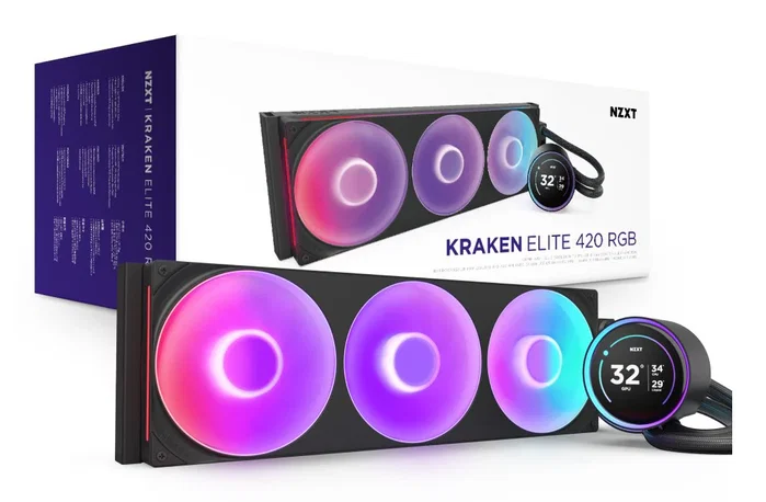 NZXT Kraken Elite 420 RGB V2 Negro RL-KR42E-B2