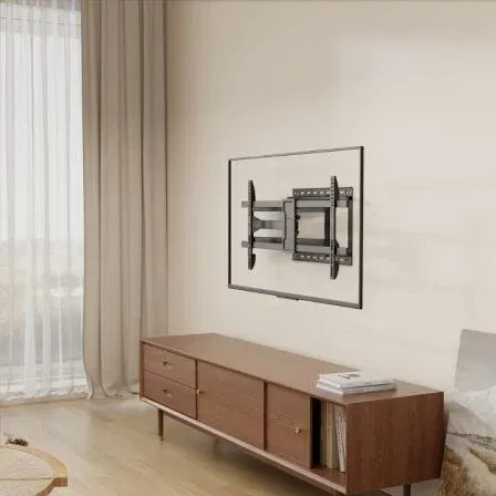 Aisens WT80TSLE-419 Soporte de Pared Giratorio Inclinable Nivelable para TV de 43-80 Pulgadas hasta 50kg