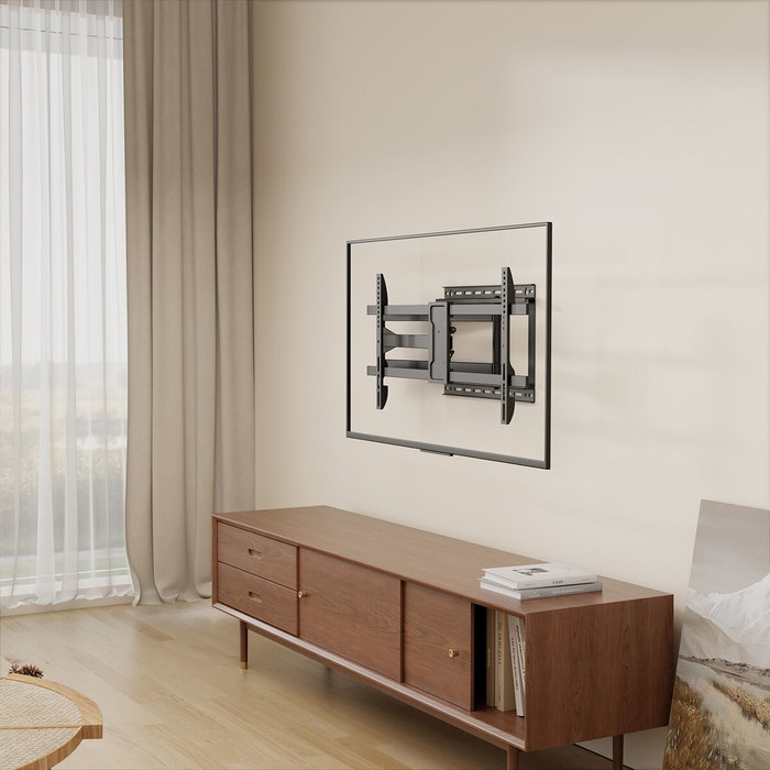 Aisens Soporte Pro Giratorio, Inclinable y Nivelable para TV/Monitor 43-80 pulgadas, Negro Aisens Soporte Pro Giratorio, Inclinable y Nivelable para TV/Monitor 43-80 pulgadas, Negro