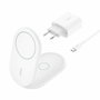 Belkin BoostCharge Pro 2 en 1 Base de Carga Inalámbrica Qi2 15W Blanca