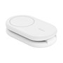 Belkin BoostCharge Pro 2 en 1 Base de Carga Inalámbrica Qi2 15W Blanca