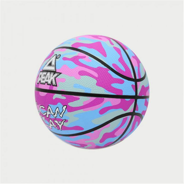 Balón de Baloncesto Peak Peak Camo Ball Azul Rosa claro (Talla 5)