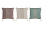 Cojin Scandi DKD Home Decor Verde Rosa 10 x 45 x 45 cm (6 Unidades)