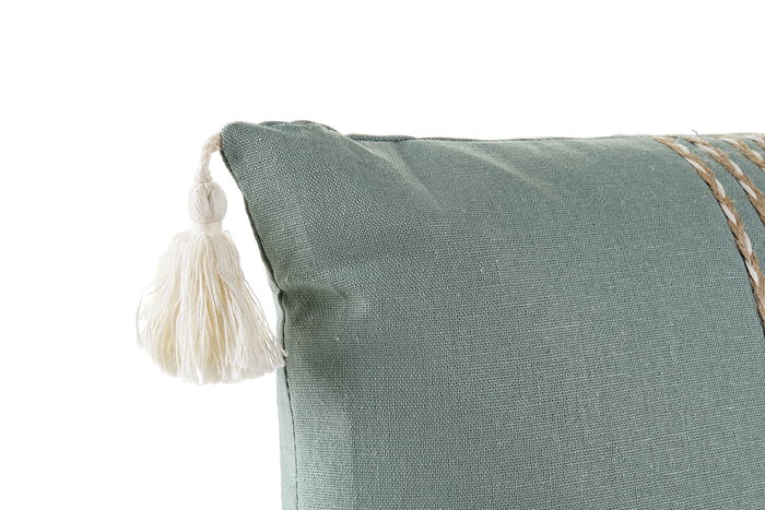 Cojin Scandi DKD Home Decor Verde Rosa 10 x 45 x 45 cm (6 Unidades)