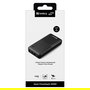 SANDBERG Saver Powerbank 20000mAh Negro - Batería Externa 20000 mAh con 2 Puertos USB y Cable Micro USB