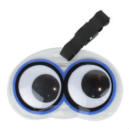 Jet Lag Portaetiqueta Maleta "Ojos" - Colores Surtidos (Rojo, Azul, Verde)