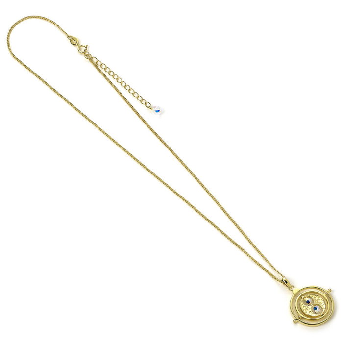THE CARAT SHOP Colgante Giratiempos Harry Potter Plata Baño Oro