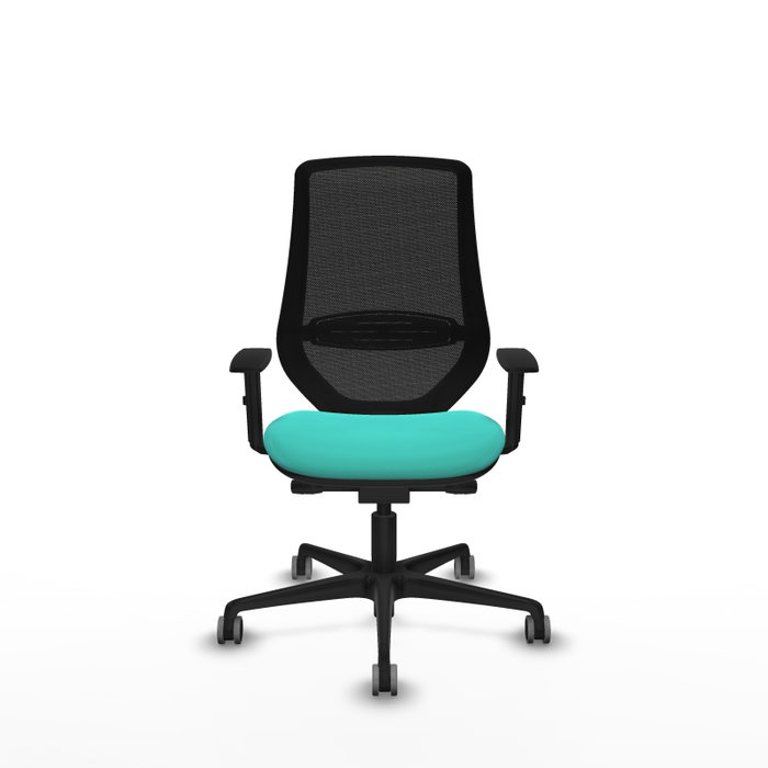 PIQUERAS Y CRESPO Silla de oficina Mardos Turquesa y Negro PIQUERAS Y CRESPO Silla de oficina Mardos Turquesa y Negro