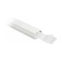 DeLOCK Conducto para cables con tapa autoadhesivo 22 x 15 mm - 1 m - Blanco