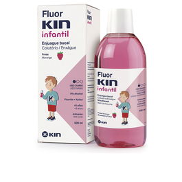 Kin FluorKin Infantil Enjuague Bucal Anticaries Fresa 500 ml