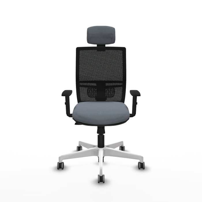 PIQUERAS Y CRESPO Silla de oficina Yunquera con mecanismo Sincro/Traslack Gris y Negro PIQUERAS Y CRESPO Silla de oficina Yunquera con mecanismo Sincro/Traslack Gris y Negro