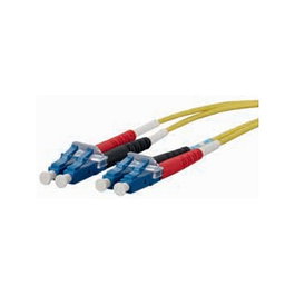 METZ CONNECT 151P1JOJO20E Cable de fibra óptica OS2 LC-D/LC-D 2m Amarillo
