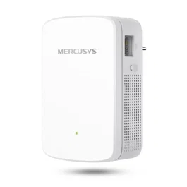 Mercusys ME20 Repetidor Extensor WiFi Dual-Band de hasta 750 Mbps, con Puerto LAN RJ-45, Botón WPS y Antenas Internas - Color Blanco
