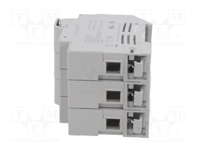 MERSEN Base de fusible de 3 polos para raíl DIN 10x38mm 32A
