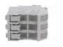 MERSEN Base de fusible de 3 polos para raíl DIN 10x38mm 32A